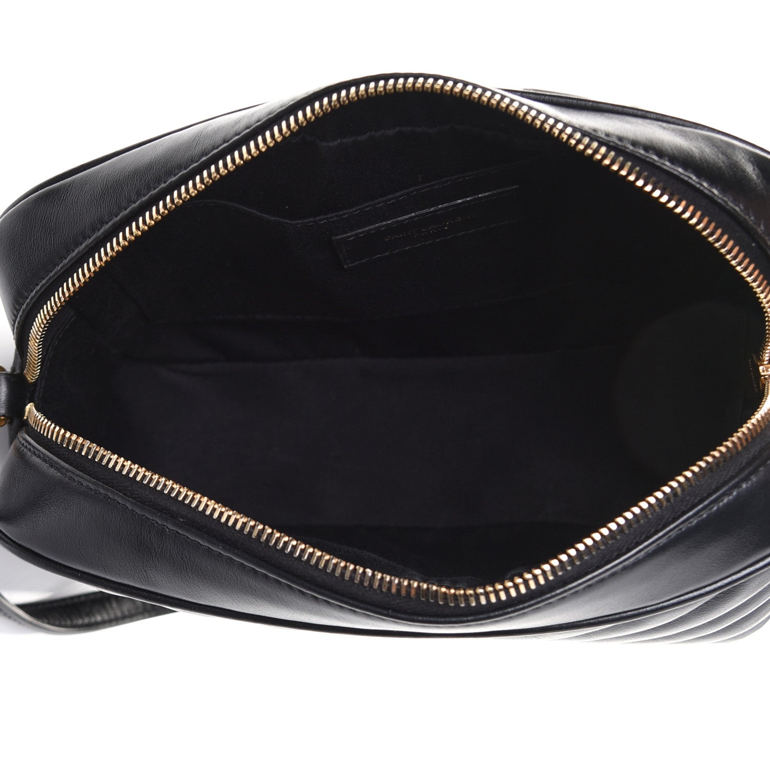 Saint Laurent Calfskin Matelasse Monogram Lou Camera Bag Black 5 of 11