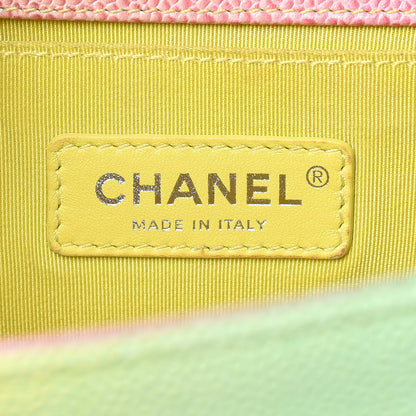 Chanel Caviar Quilted Medium Cuba Rainbow Boy Flap Multicolor 6 of 12