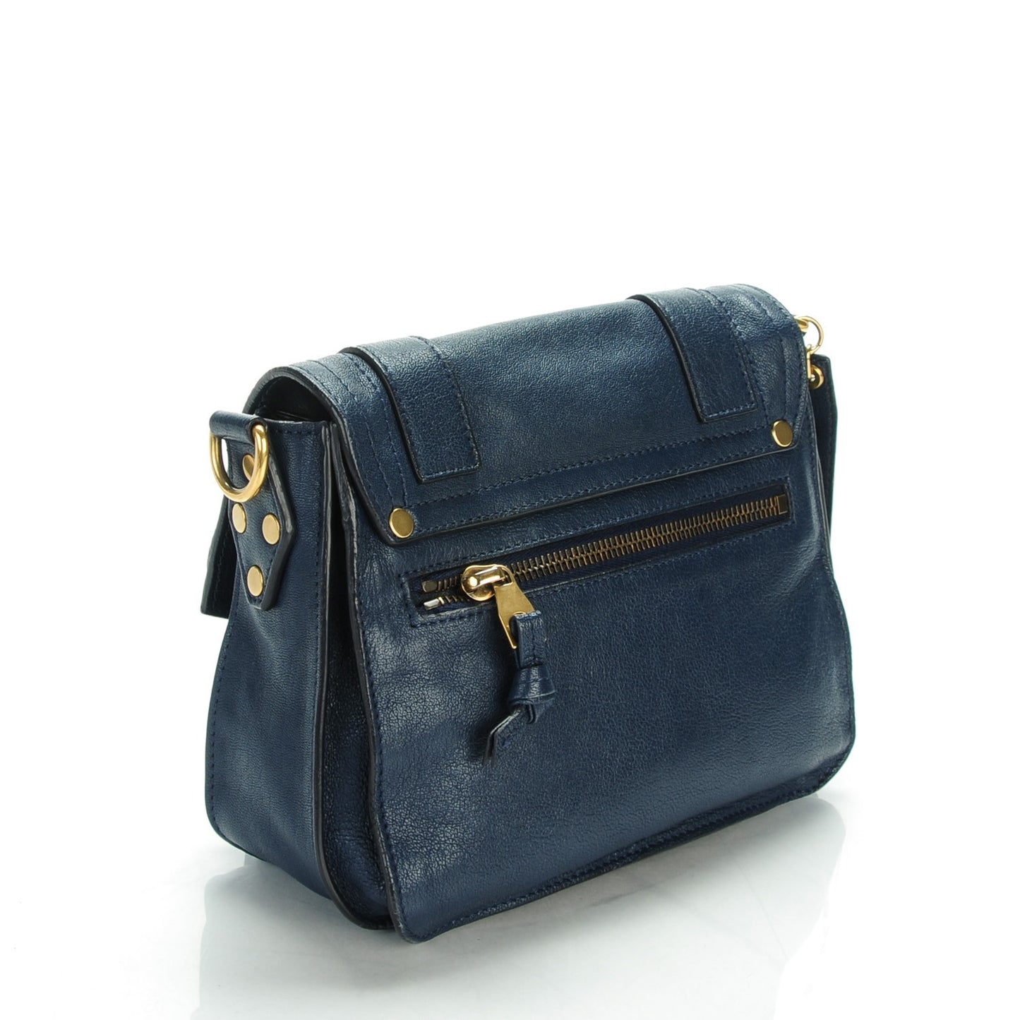 Lambskin PS1 Pouch Messenger Midnight