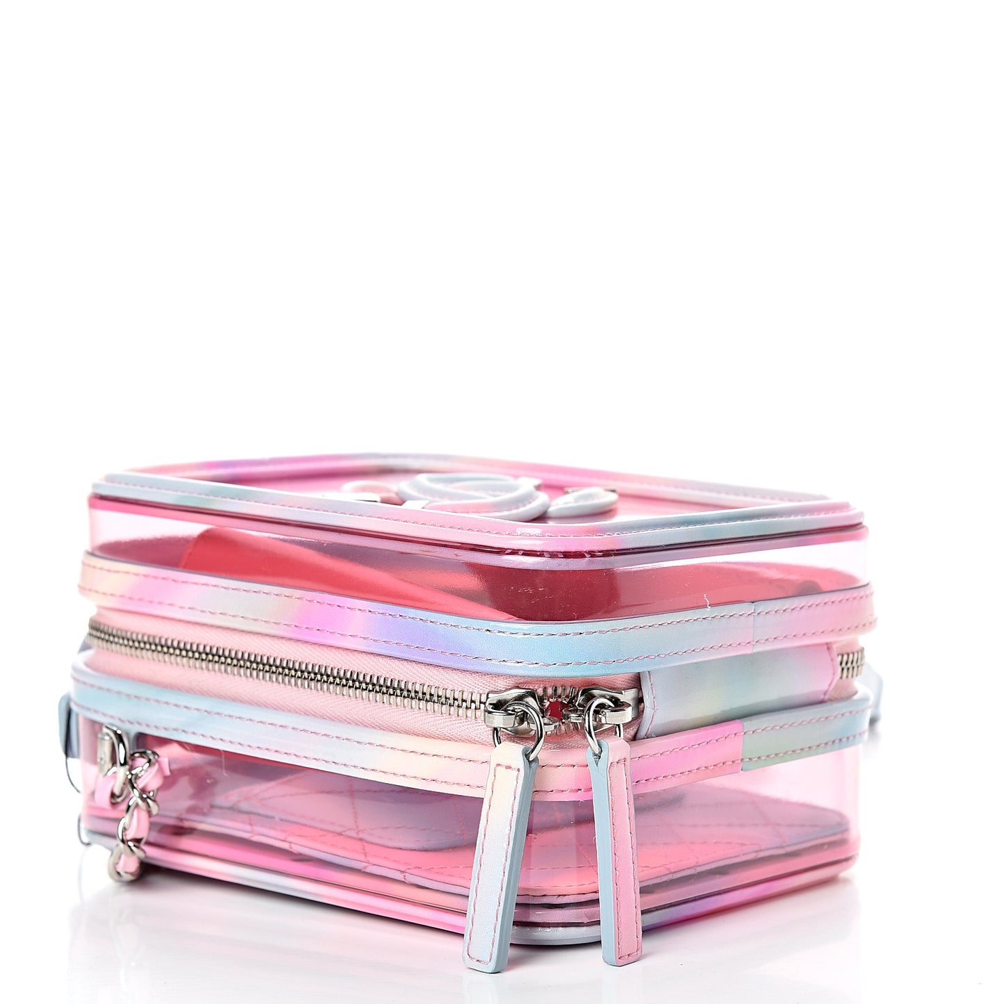 Plexiglass Vertical Vanity Bag Pink