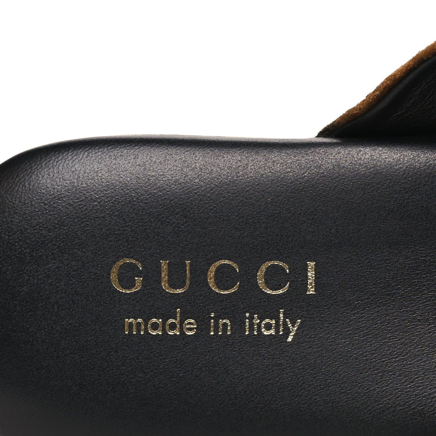 Gucci Suede GG Debossed Annette Horsebit Flat Mules 37.5 Brown 8 of 9
