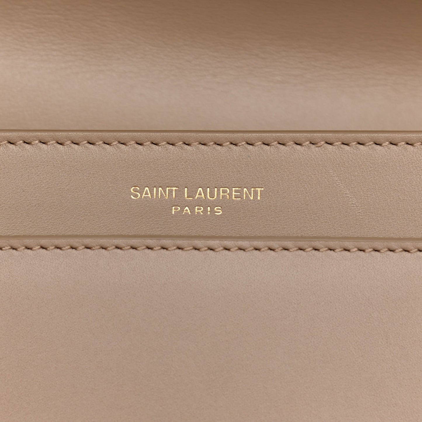 Smooth Calfskin Le Maillon Satchel Dark Beige