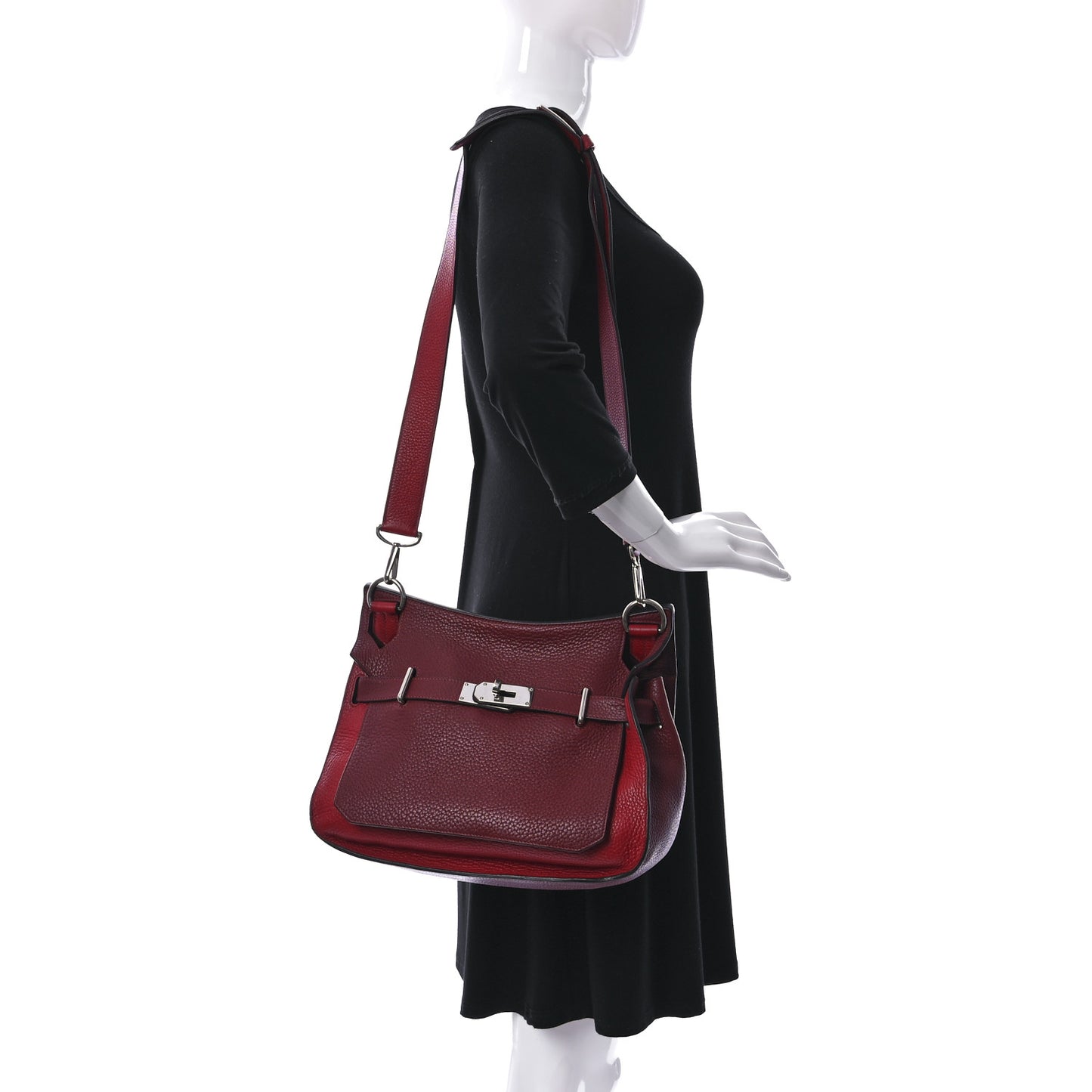 Taurillon Clemence Bi-Color Jypsiere 31 Rouge H Rouge Casaque