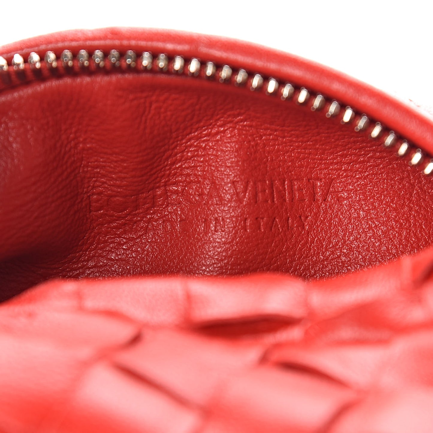 Nappa Intrecciato Mini Jodie Red
