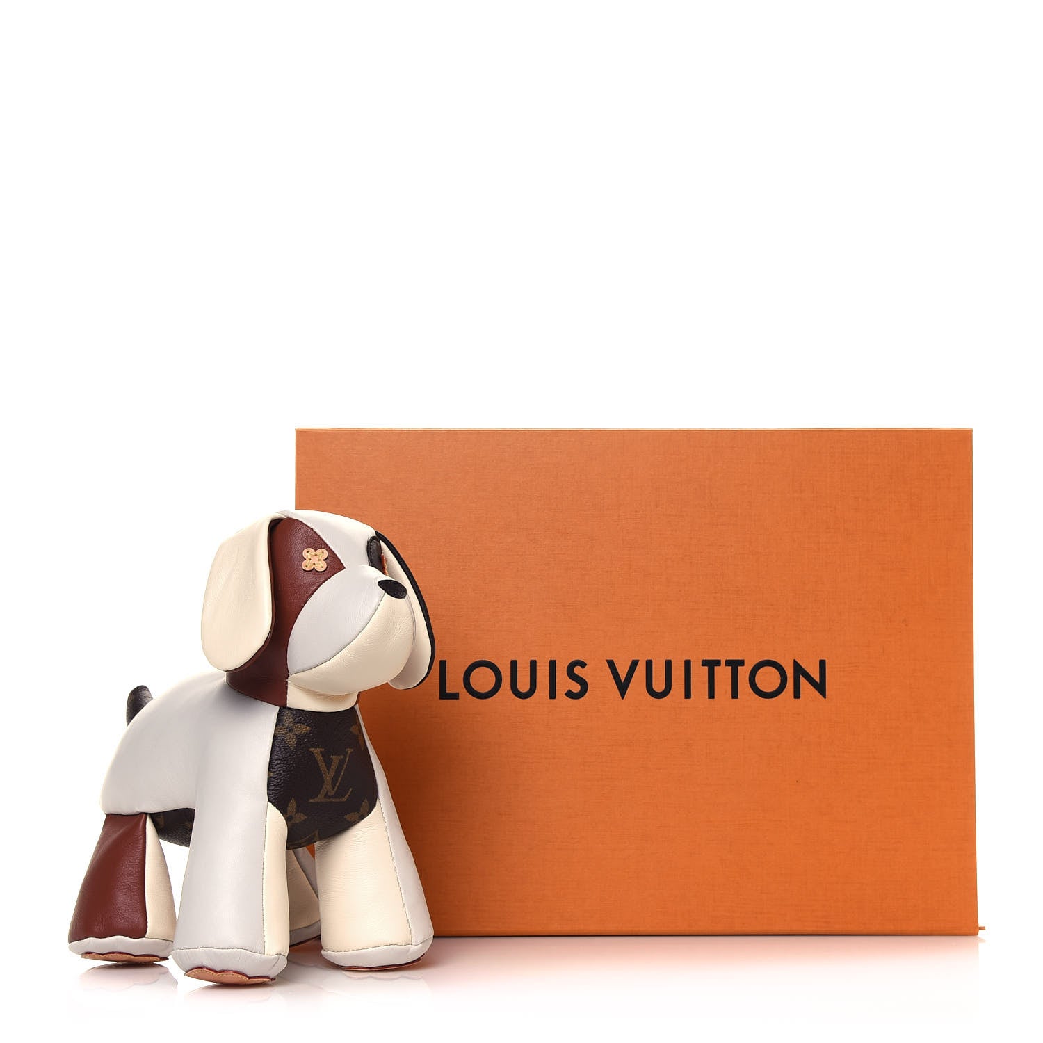 Louis Vuitton Calfskin Monogram Doudou Oscar Dog Beige 12 of 12