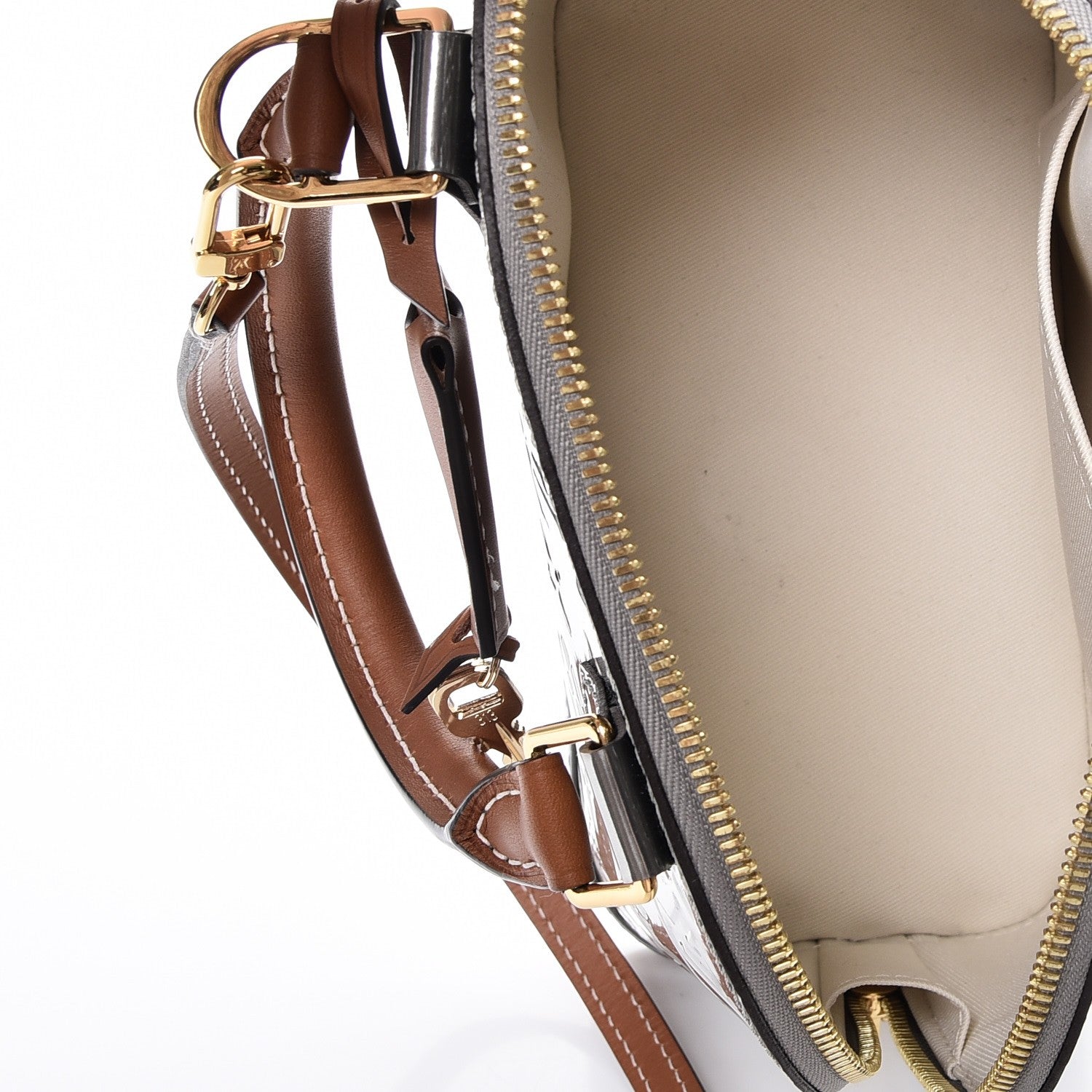Louis Vuitton Vernis Alma BB Gris Metal 6 of 9