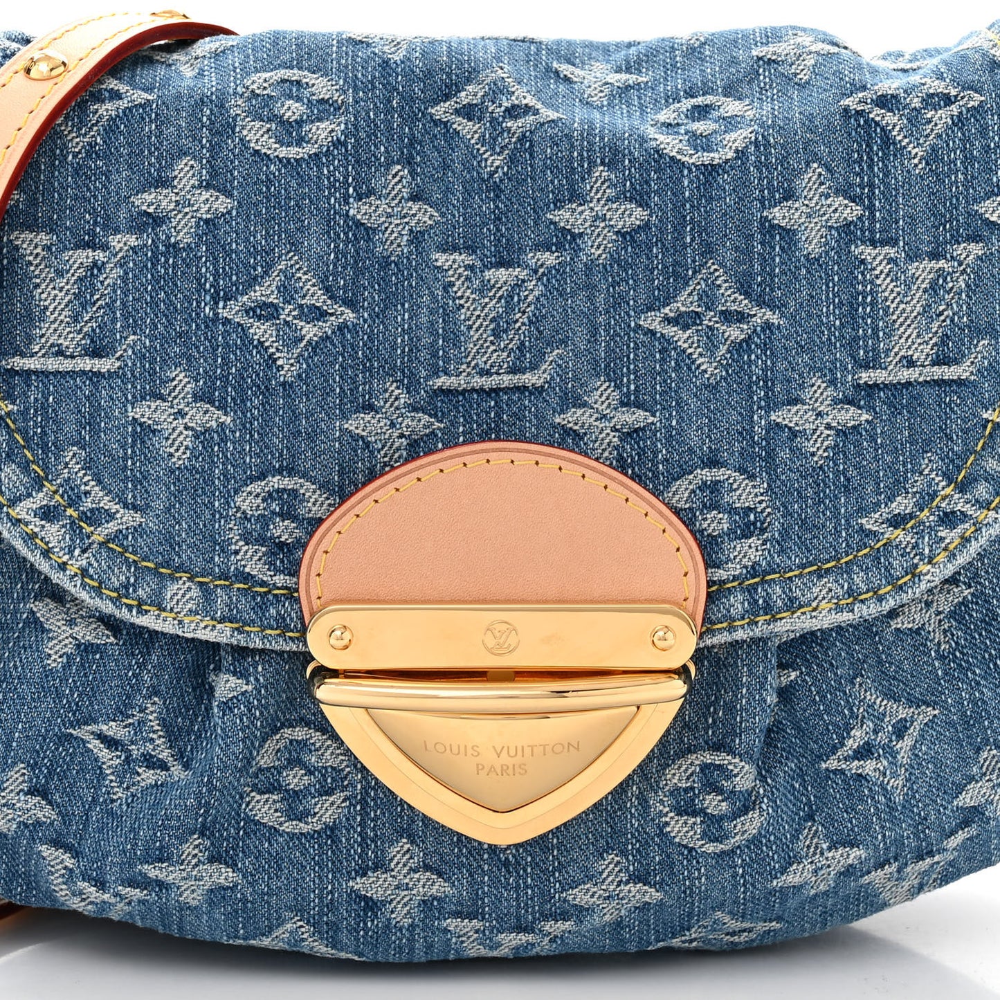 LOUIS VUITTON Monogram Denim Sunset Blue
