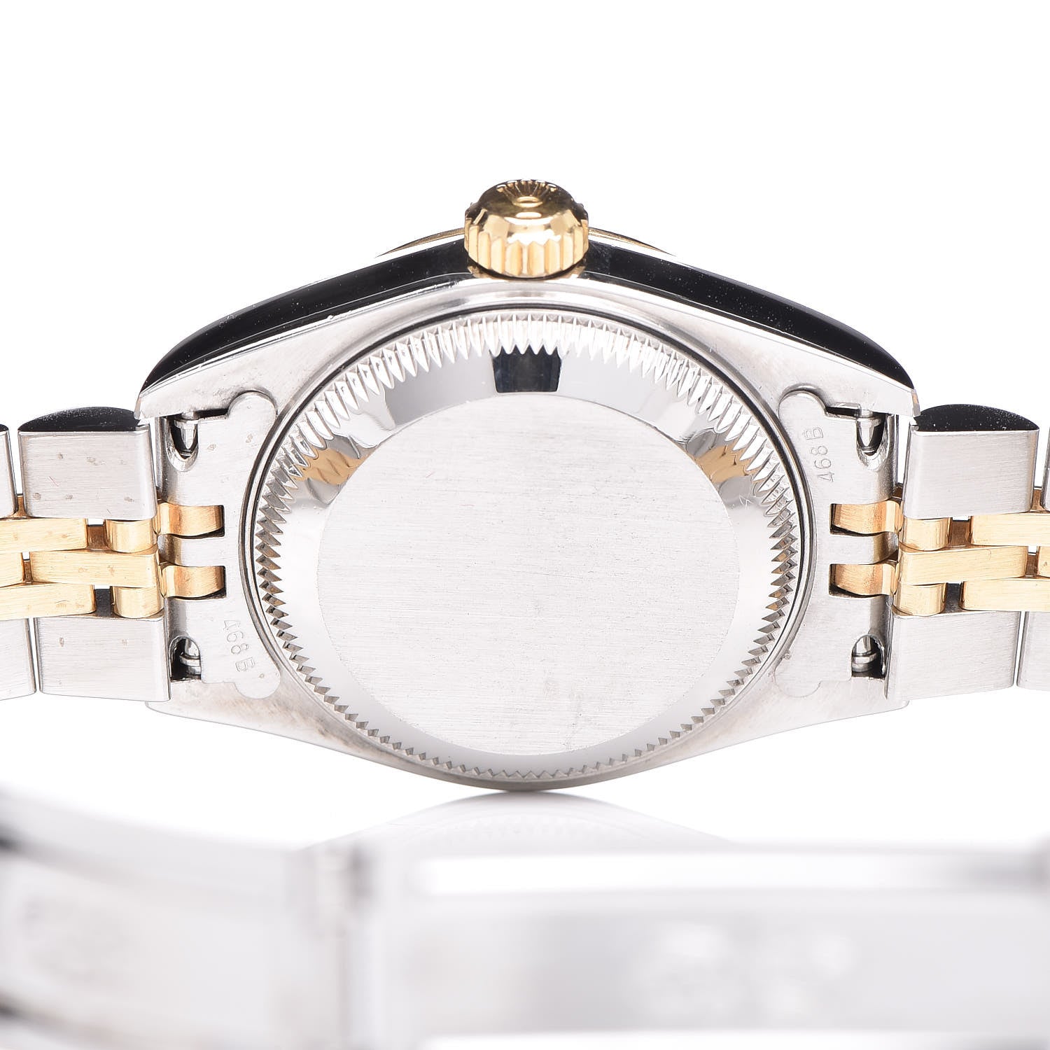 Rolex Stainless Steel 18K Yellow Gold Diamond 26mm Oyster Perpetual Datejust Watch Champagne 79173 14 of 15