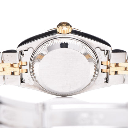 Rolex Stainless Steel 18K Yellow Gold Diamond 26mm Oyster Perpetual Datejust Watch Champagne 79173 14 of 15
