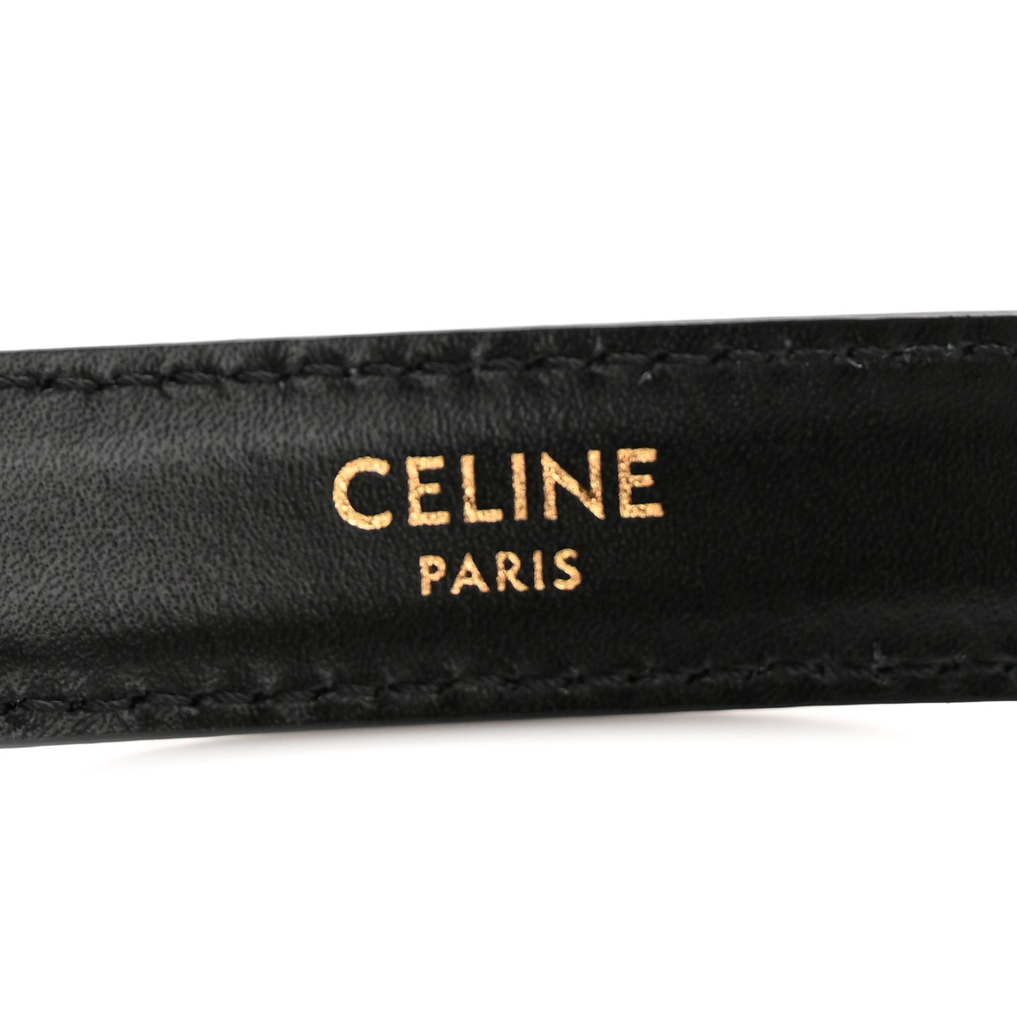 Box Calfskin Small 18mm Triomphe Belt 75 Black