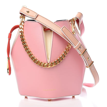 Alexander McQueen Calfskin Small Bucket Bag Pink 4 of 14
