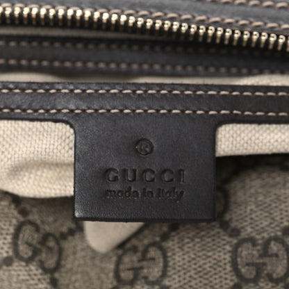 Gucci GG Supreme Monogram Belt Bag Dark Brown 6 of 10
