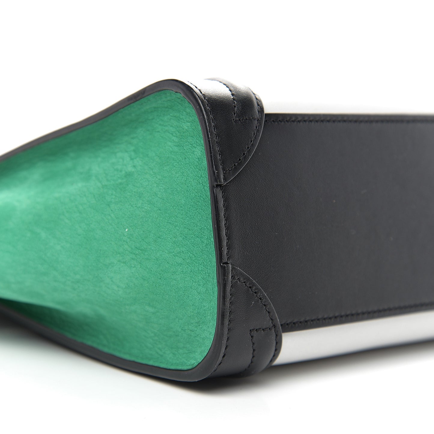 Smooth Calfskin Nubuck Nano Tri-Color Luggage Palm