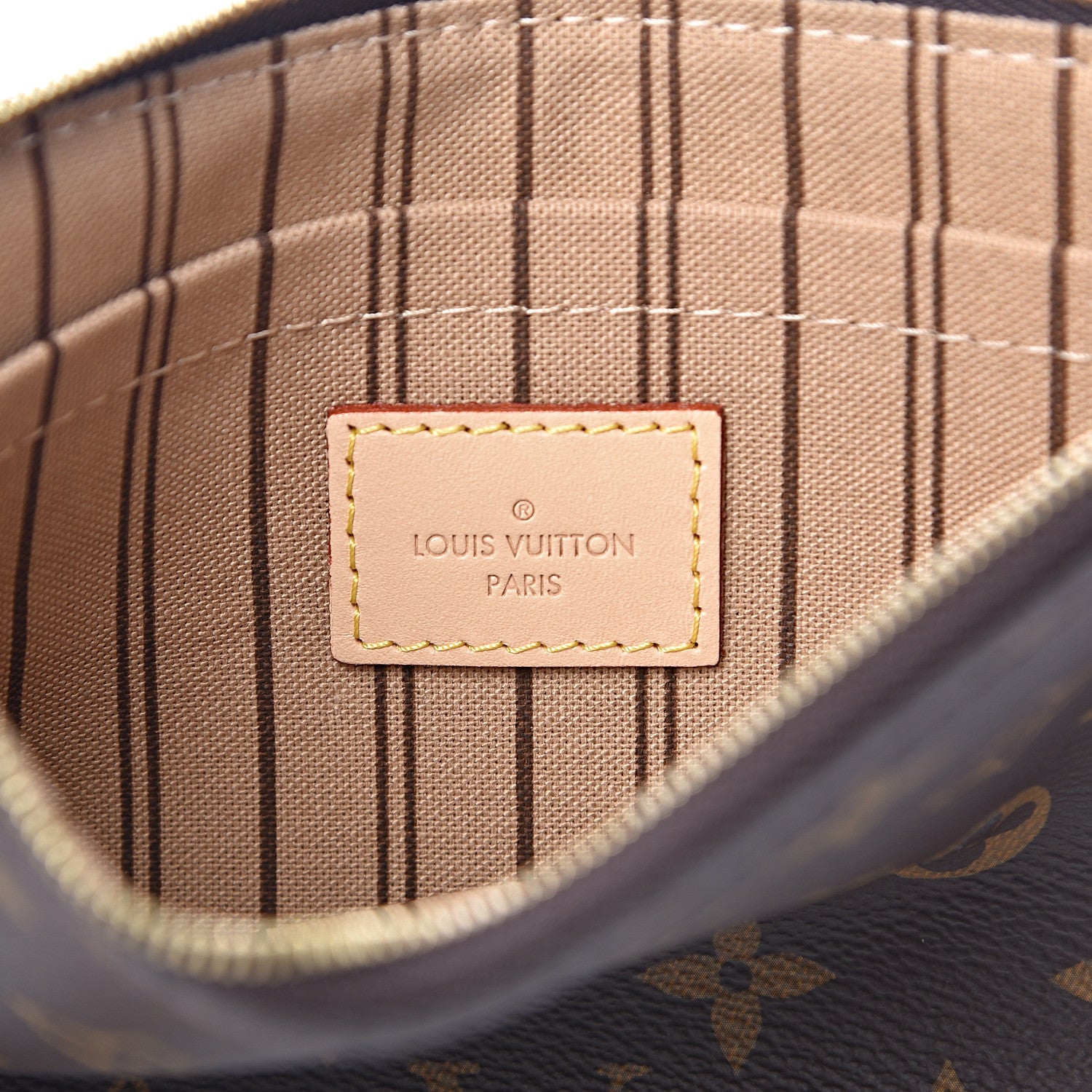 Louis Vuitton Monogram Neverfull MM GM Pochette 6 of 7
