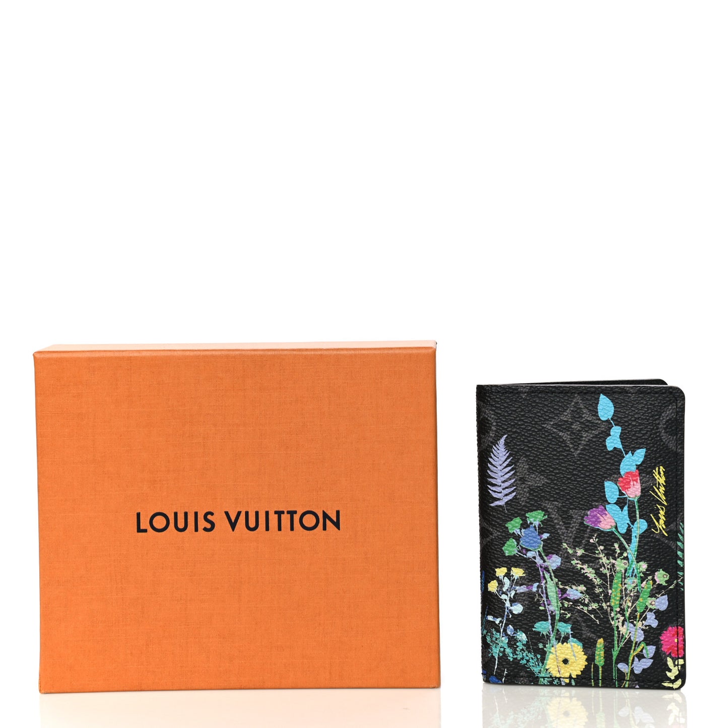 Monogram Eclipse Flower Print Pocket Organizer NM