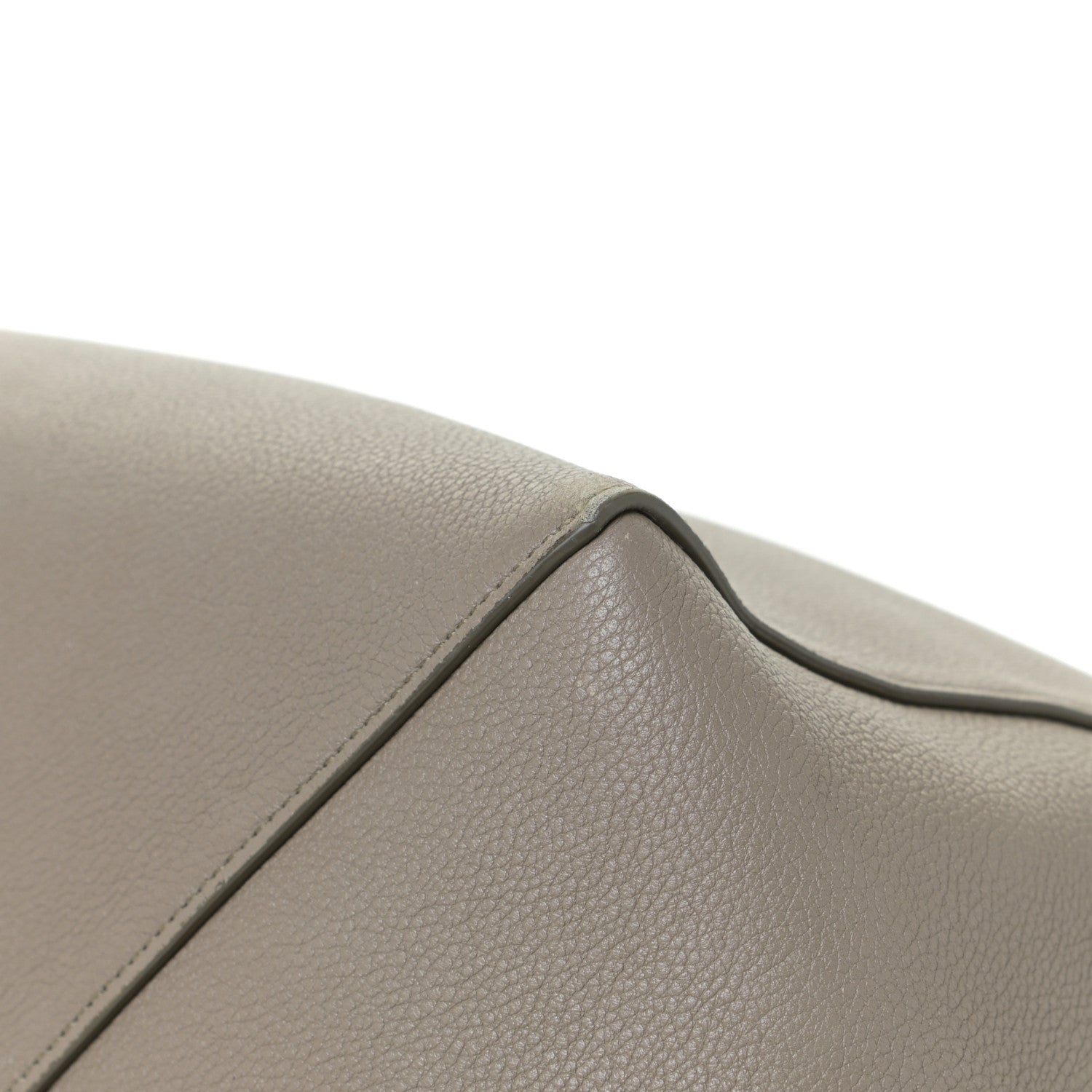 Celine Soft Grained Calfskin Medium Belt Cabas Phantom Taupe 6 of 15