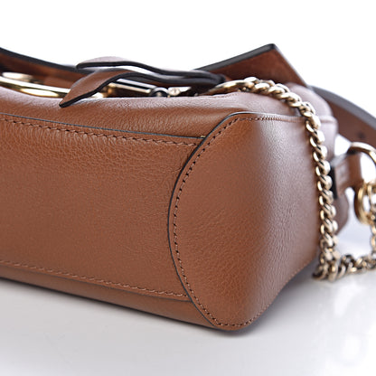Chloe Calfskin Mini Faye Day Shoulder Bag Tan 9 of 10