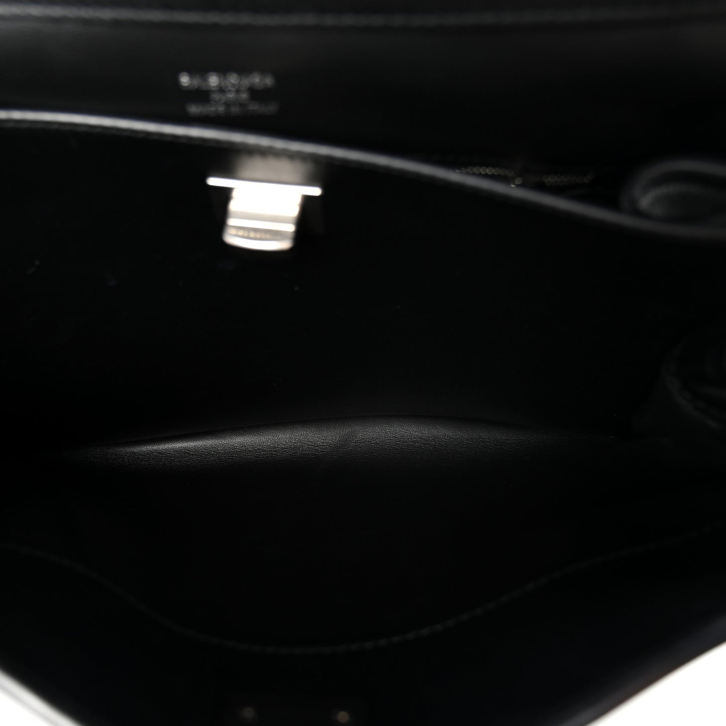 Natural Smooth Calfskin Small Rodeo Top Handle Handbag Black