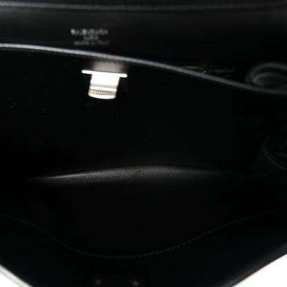 Balenciaga Natural Smooth Calfskin Small Rodeo Top Handle Handbag Black 5 of 9