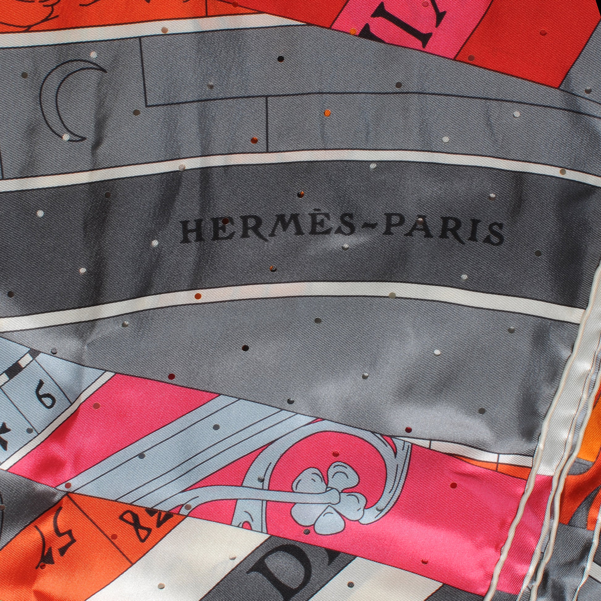 Hermes Silk Perforated Astrologie Nouvelle Perfore Shawl GM 140 4 of 7