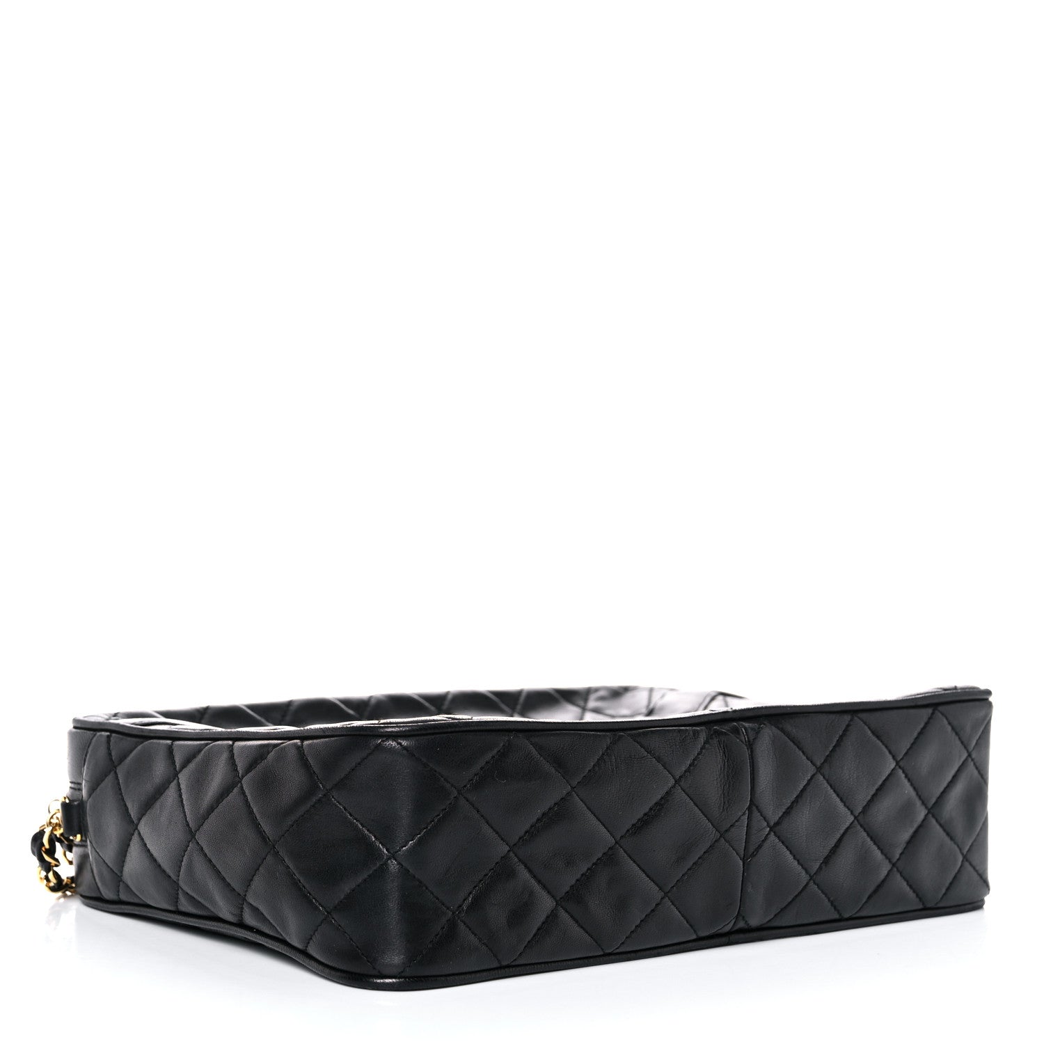Chanel Lambskin Quilted CC Tassel Camera Case Black 4 of 20