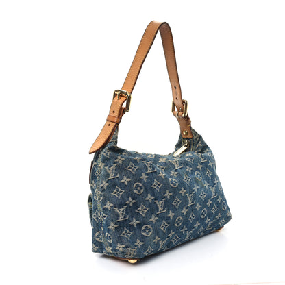 Louis Vuitton Monogram Denim Baggy PM Blue 3 of 14
