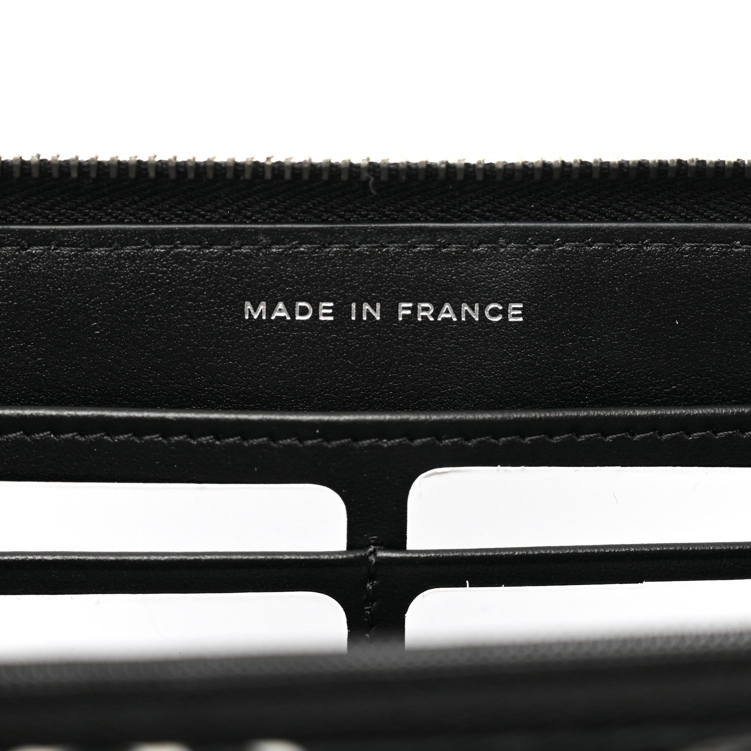 Chanel Caviar Quilted CC Logo Long Zipped Wallet Black 7 of 9