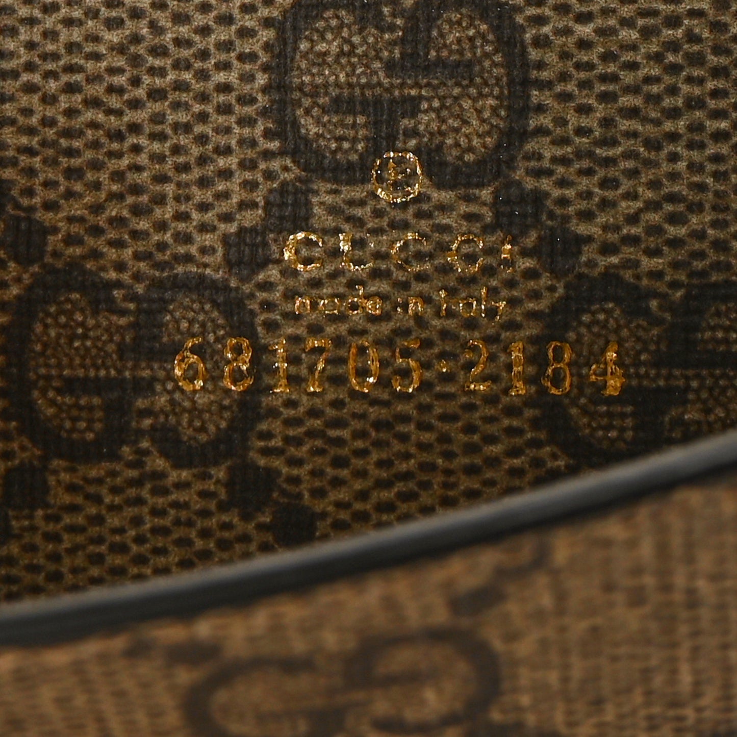 GUCCI X BALENCIAGA GG Supreme Monogram Logo Mini Cash Wallet on Chain Beige Ebony
