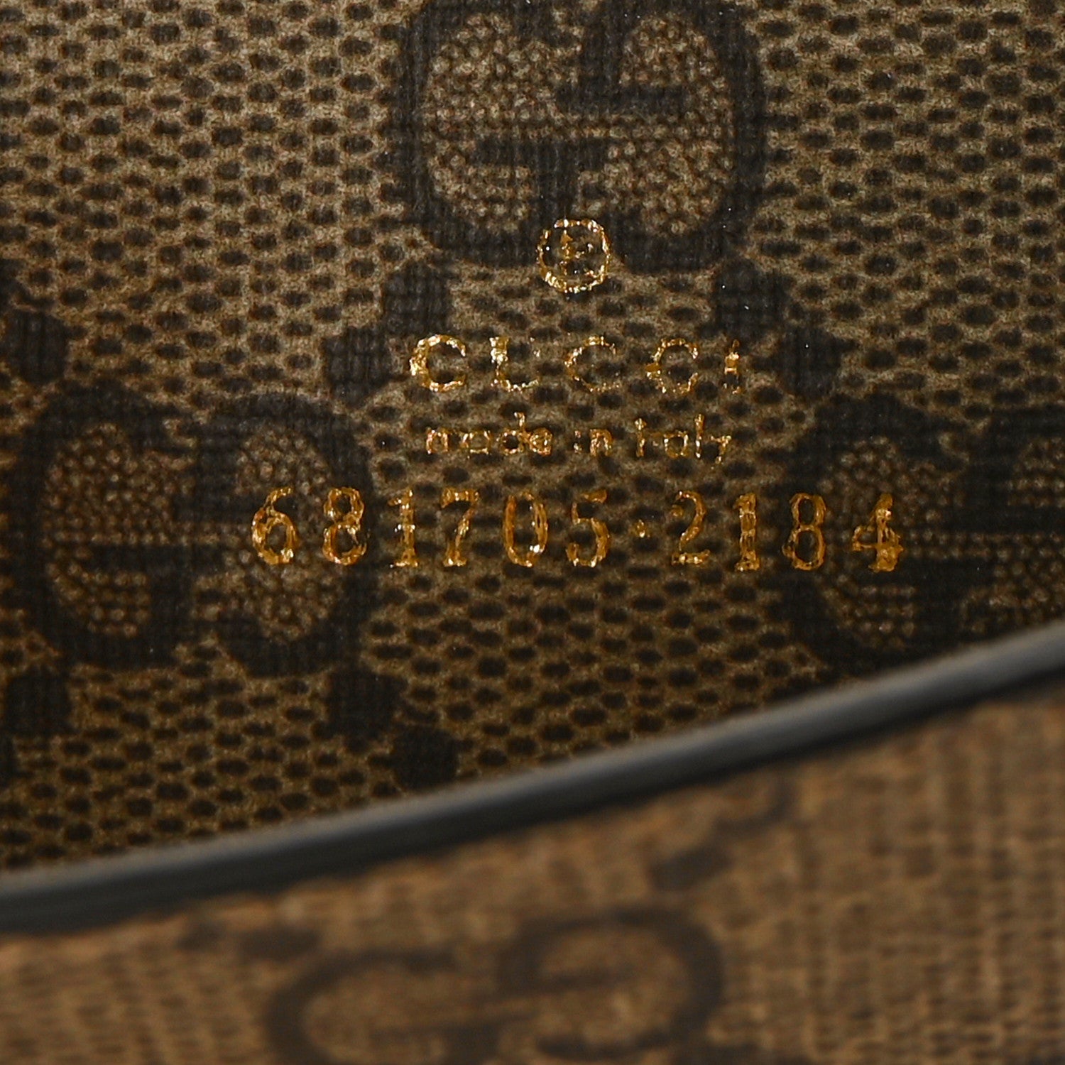 Balenciaga GUCCI X BALENCIAGA GG Supreme Monogram Logo Mini Cash Wallet on Chain Beige Ebony 6 of 6