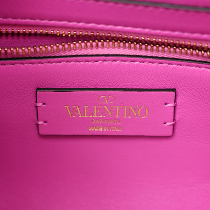 Valentino Garavani Nappa Large Roman Stud Shoulder Bag Radiant Orchid 6 of 9