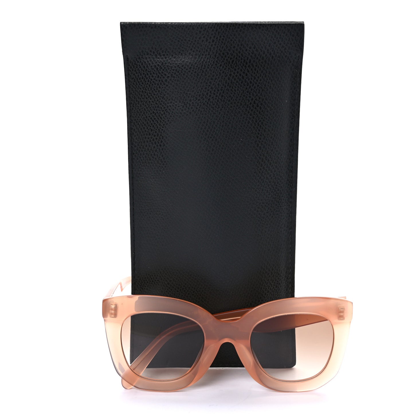 Oversized Round Sunglasses CL4005FN Peach