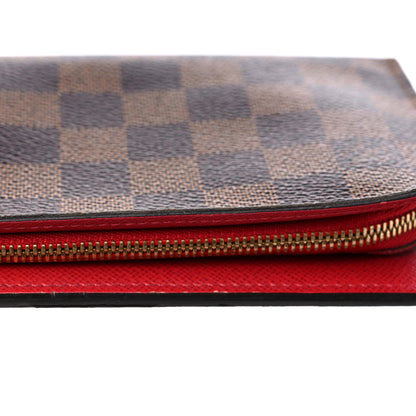 Louis Vuitton Damier Ebene Insolite Wallet Rouge 14 of 16