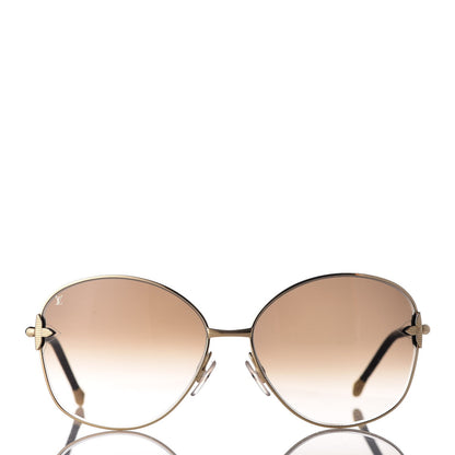 Louis Vuitton Monogram Viola Round Sunglasses Z0464U Brown 2 of 8