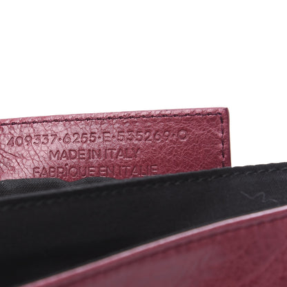 Balenciaga Agneau Classic Hardware City Clutch Cassis 7 of 10