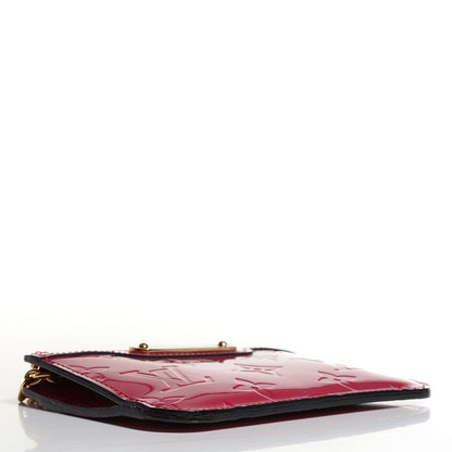 Louis Vuitton Vernis Key Pouch Rose Indien 4 of 8