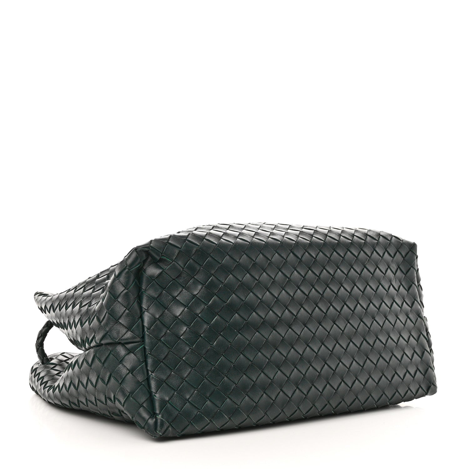 Bottega Veneta Nappa Intrecciato Large Andiamo Shoulder Bag Emerald Green 4 of 11