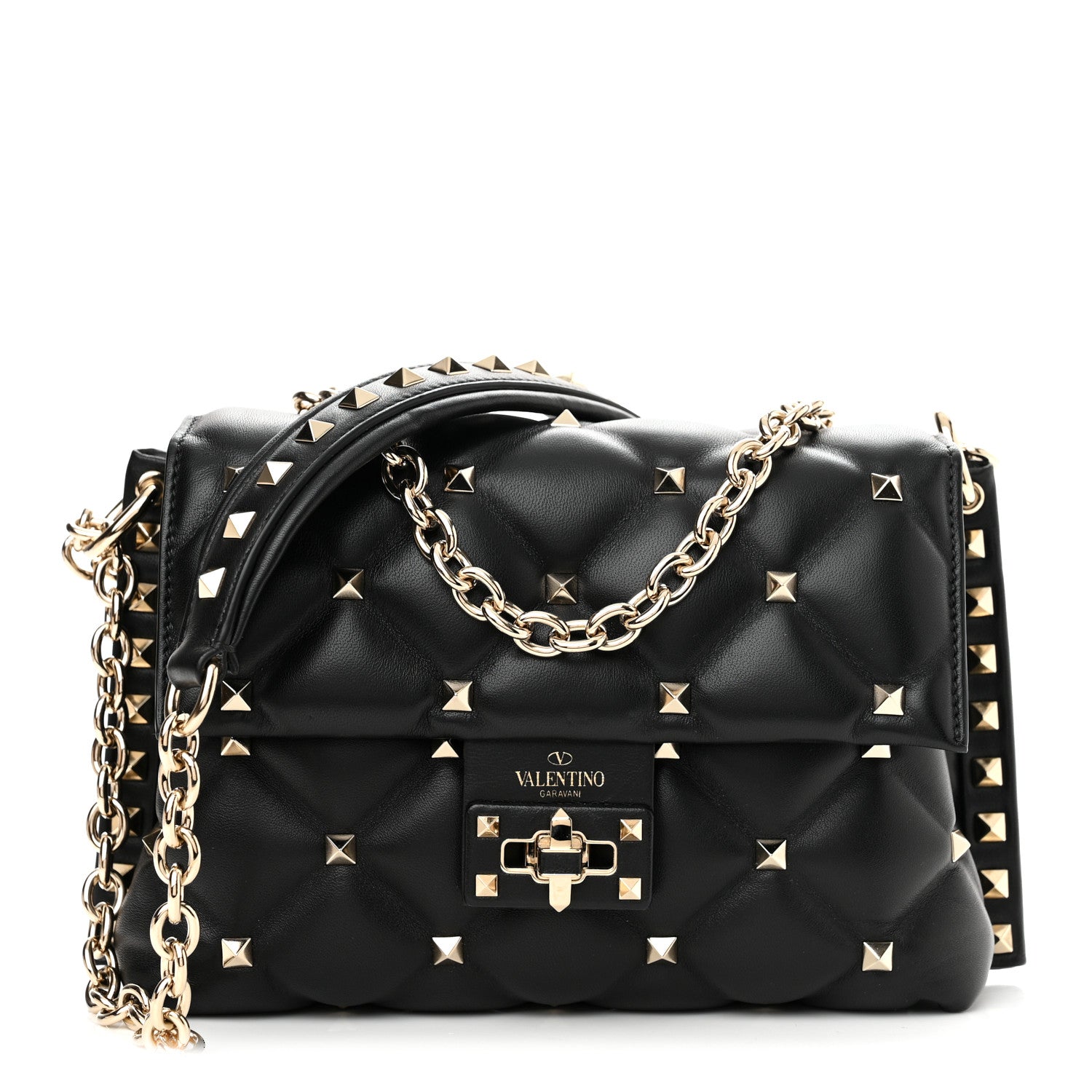 Valentino Garavani Nappa Small Candystud Crossbody Black 1 of 11