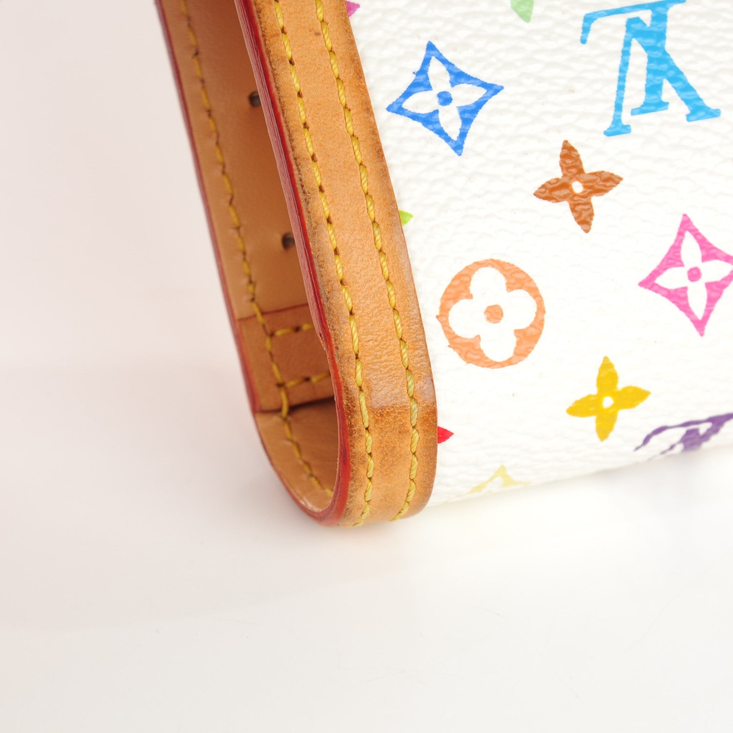 Louis Vuitton Monogram Multicolor Porte Tresor International Wallet White 9 of 11