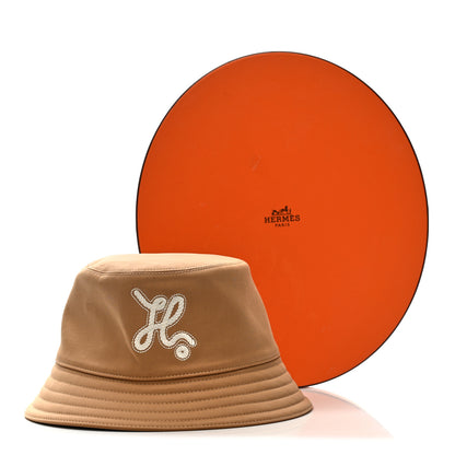 Hermes Cotton Harper H Nautic Bucket Hat 58 Biscuit 9 of 11