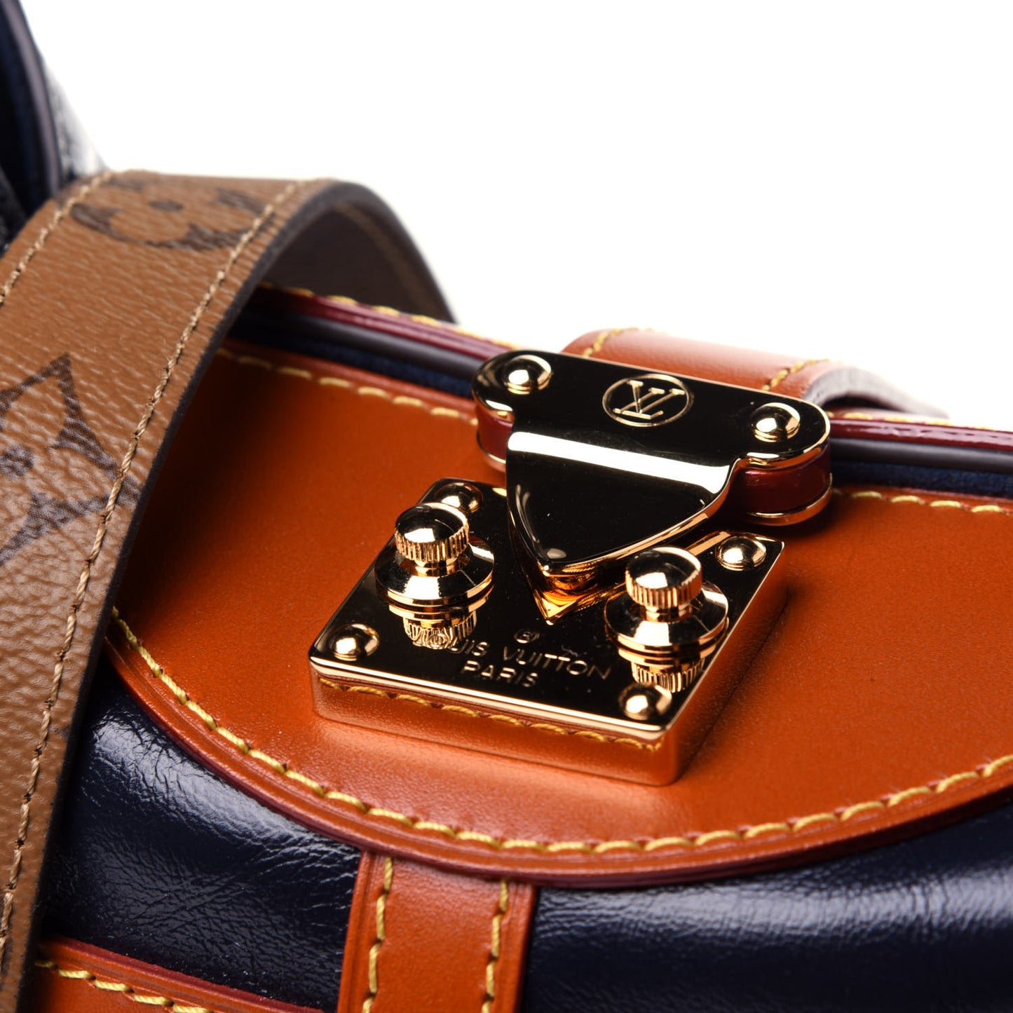 Calfskin Duffle Bag Navy