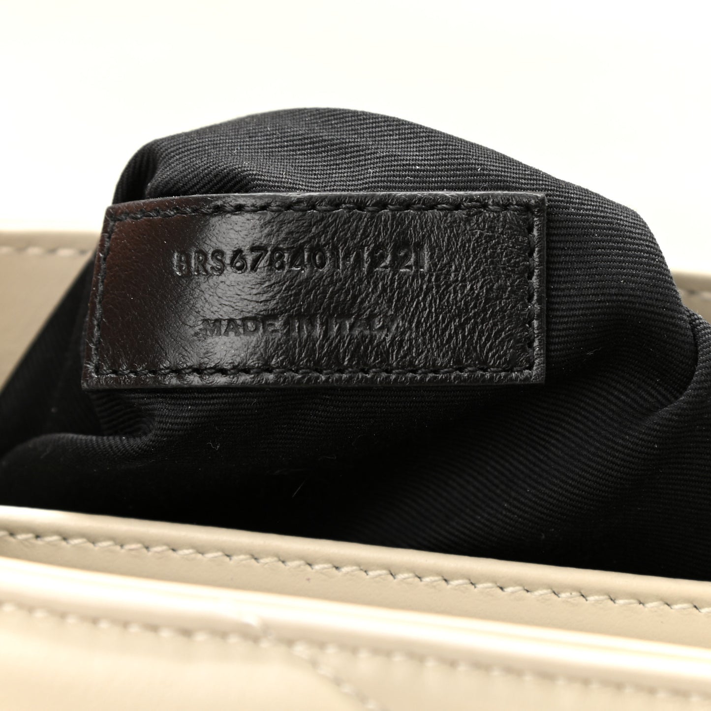 Calfskin Y Quilted Monogram Toy Loulou Crossbody Bag Crema Soft