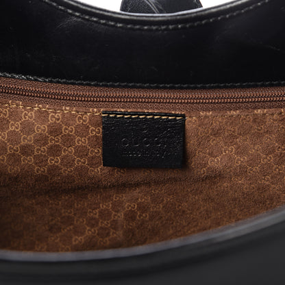 Gucci Calfskin Bardot Shoulder Bag Black 6 of 17