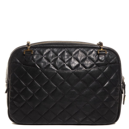 Chanel Lambskin Quilted Camera Case Black 1 of 10