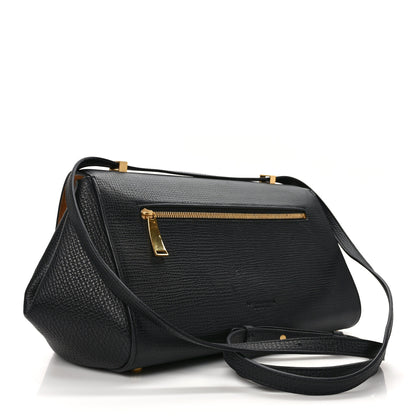 Bottega Veneta BOTTEGA VENETA Textured Calfskin Small BV Angle Shoulder Bag Black 3 of 15