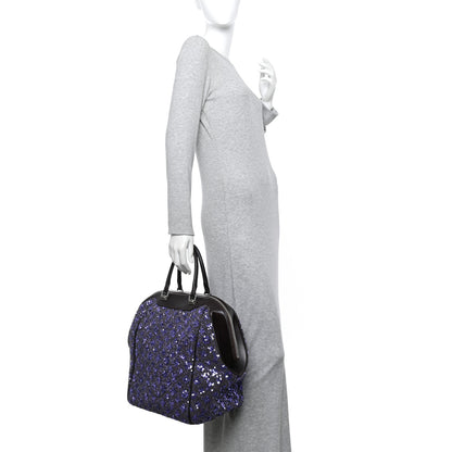 Louis Vuitton Sequin Monogram Sunshine Express North South Purple 2 of 15