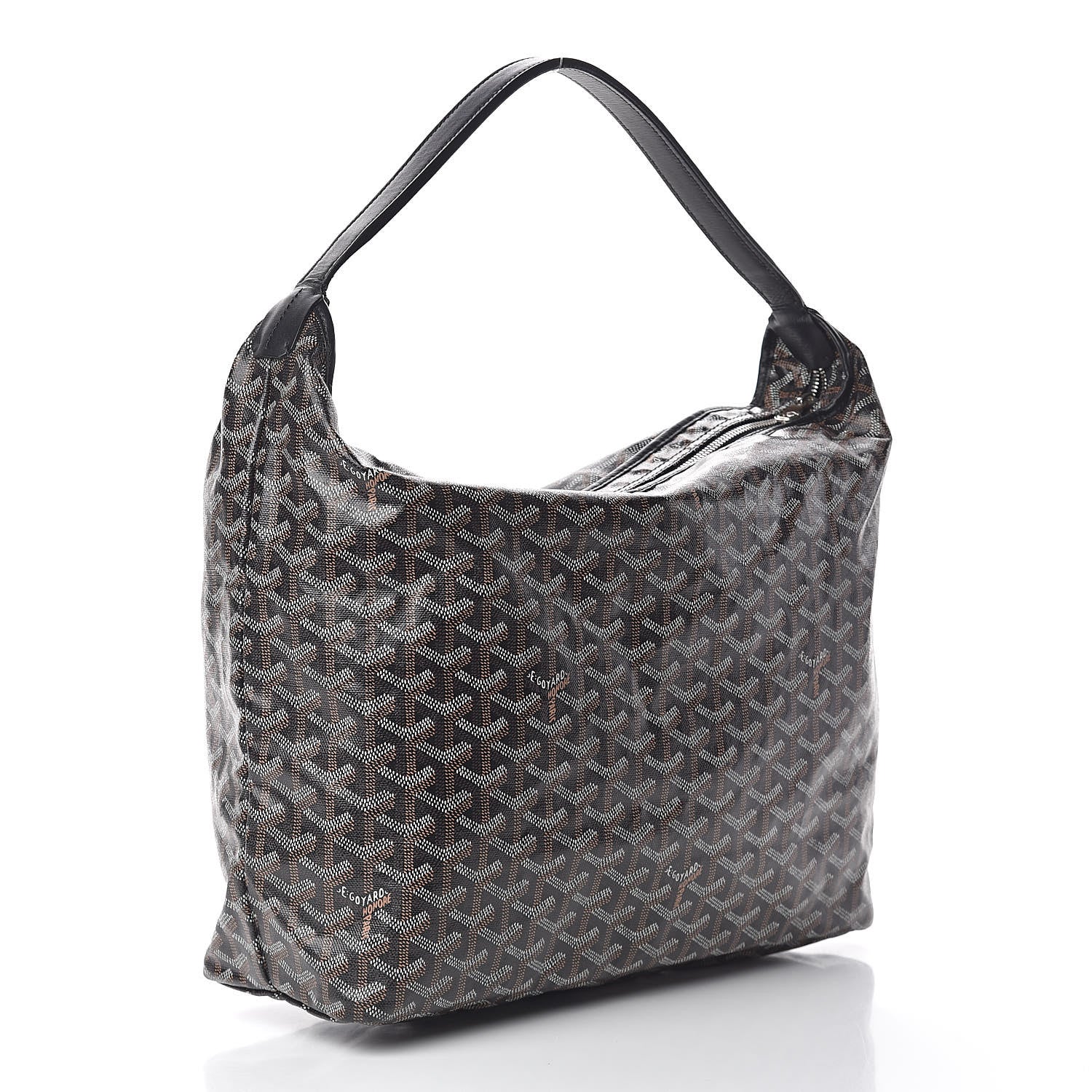 Goyard Goyardine Fidji Zip Hobo Black 3 of 12