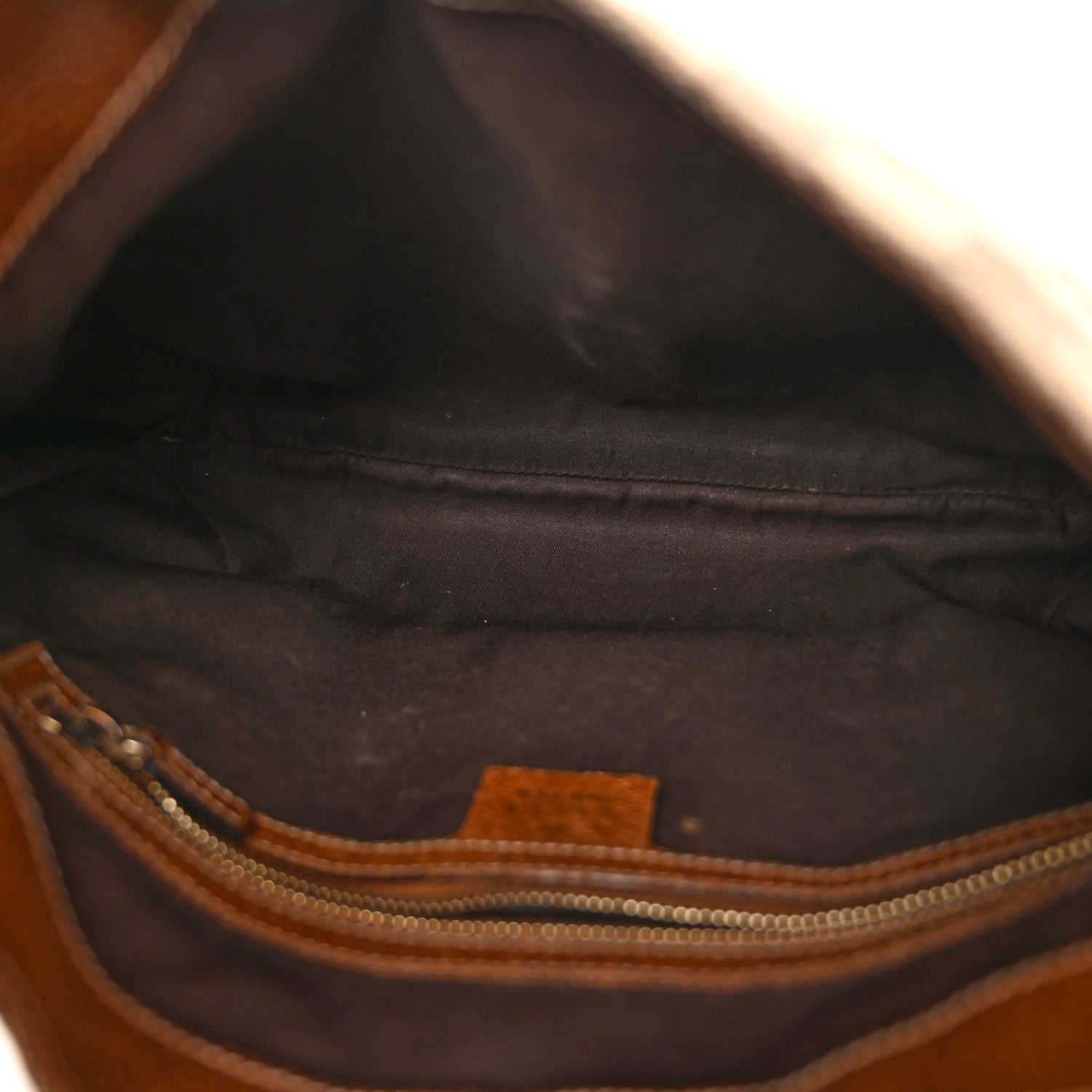 Gucci Monogram Piston Lock Jackie O Hobo Dark Brown 5 of 12