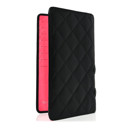 Chanel Calfskin Quilted Cambon Yen Wallet Black 3 of 7