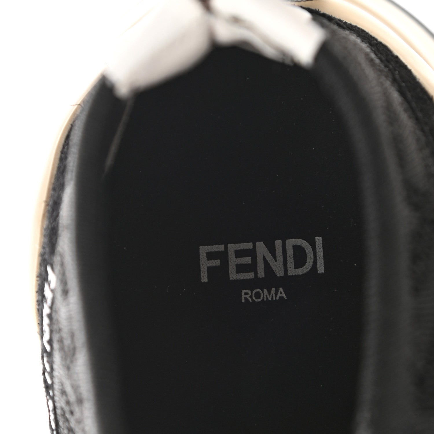 Fendi Technical 3D Mesh Womens FFluid Zip Up Sneakers 38 Black 7 of 8