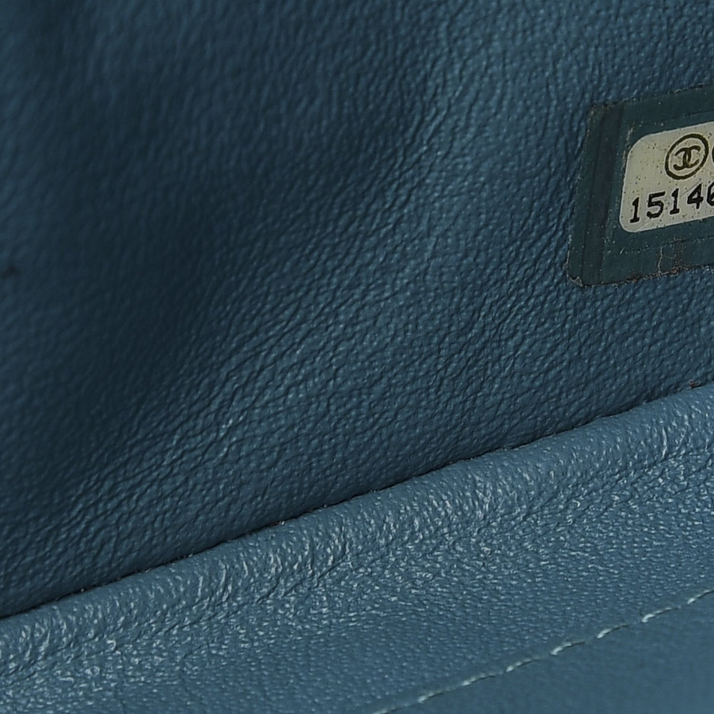 Lambskin Quilted Clutch With Chain Flap Turquoise